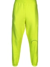 Martine Rose Fluorescent Yellow Sweat Pants In Green