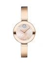 Movado Bold Rose Gold Ion-plated Stainless Steel Bangle Watch