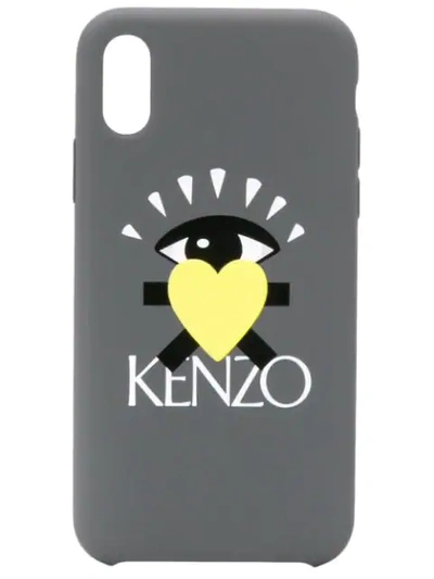Kenzo Eye Iphone X Case In Grey