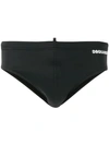 Dsquared2 Black Polyamide Trunks