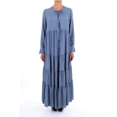 Alysi Women's Blue Acetate Dress
