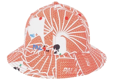 Pre-owned Palace  Jcdc Cards Bucket Hat Red
