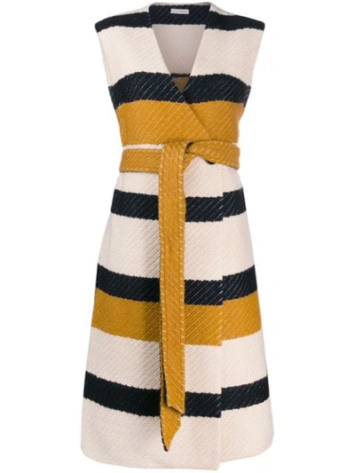 Ulla Johnson Striped Knit Vest In Honey