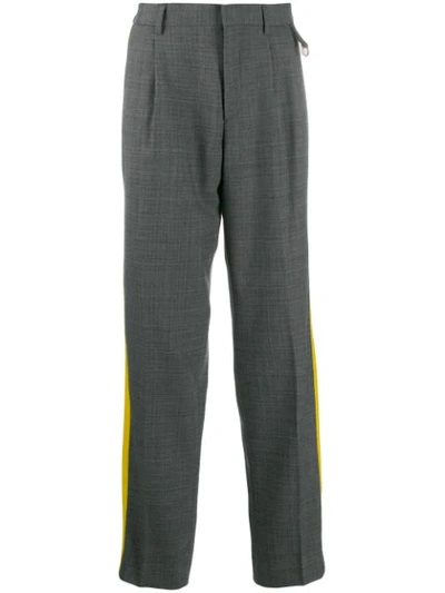 Stella Mccartney Julian Mélange Tailored Trousers In Grey