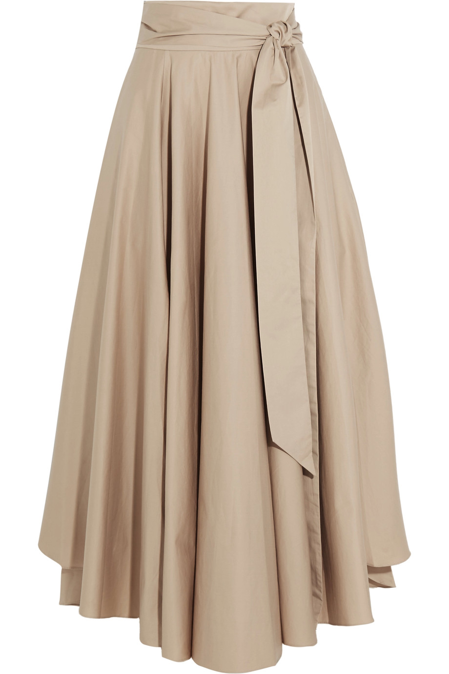 Tibi Obi Cotton-crepe Maxi Skirt | ModeSens