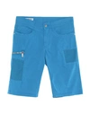 Bikkembergs Man Shorts & Bermuda Shorts Azure Size 30 Cotton In Blue