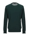 Emporio Armani Sweaters In Green