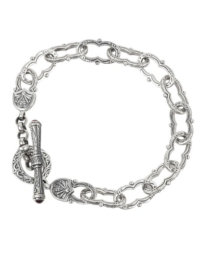 Konstantino Kleos Silver Figure 8-link Bracelet