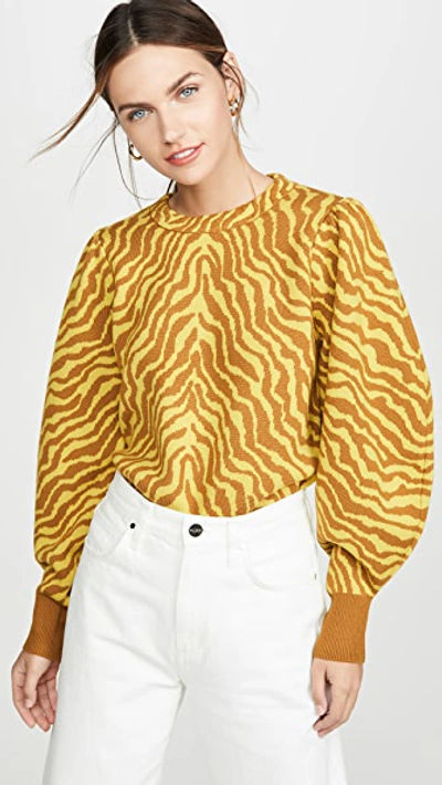 Ulla Johnson Massey Pullover In Citrine