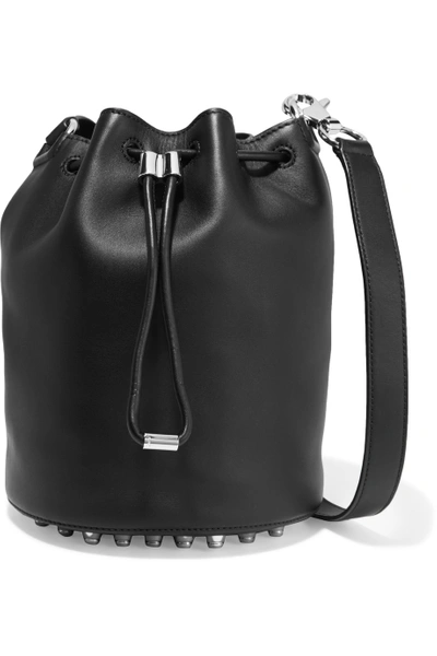 Alexander Wang Alpha Studded Leather Bucket Bag | ModeSens