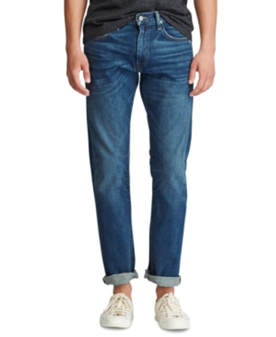 Polo Ralph Lauren Varick Slim Straight Jeans In Medium Blue In Rockford Medium