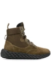 Giuseppe Zanotti Men's Urchin Suede Boots In Green