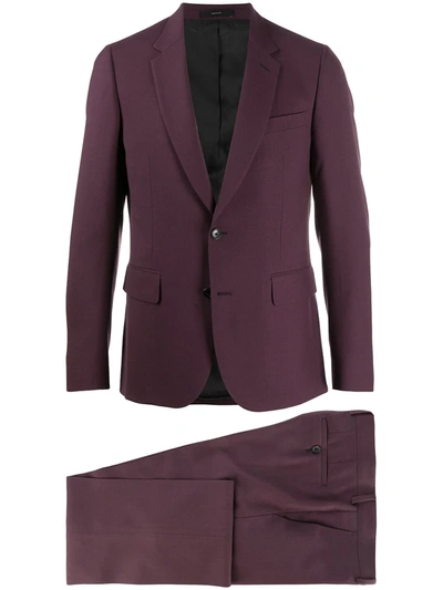 Paul Smith Slim Fit Two-piece Suit In Purple