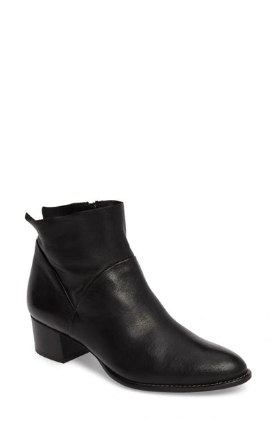 Paul Green Women's Nelly Block Heel Booties In Black Leather