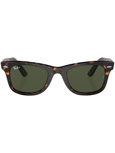 Ray Ban Original Wayfarer Sunglasses In Braun