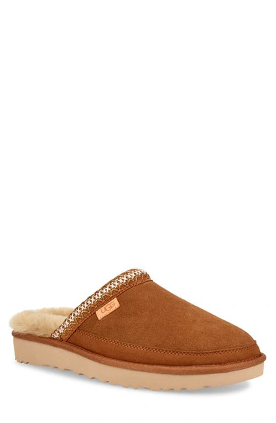 Ugg Tasman Slip-on Mule Slippers Men's Shoes In Tan