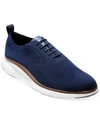 Cole Haan Men's 3.zerøgrand Stitchlite Wingtip Oxford Men's Shoes In Marine Blue/white
