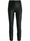 Theory Cropped Skinny Trousers In Black