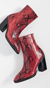 Stuart Weitzman Wynter Boots In Follow Me Red