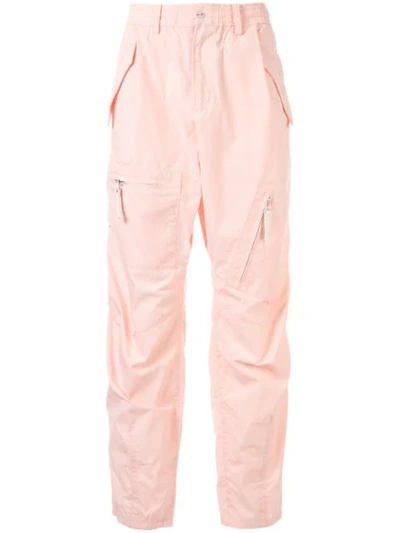 Yoshiokubo Slim-fit Cargo Trousers In Pink