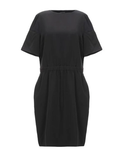Armani Exchange Short Dresses In Black