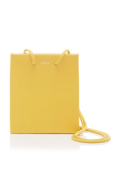 Medea Prima Mini Leather Bag In Yellow