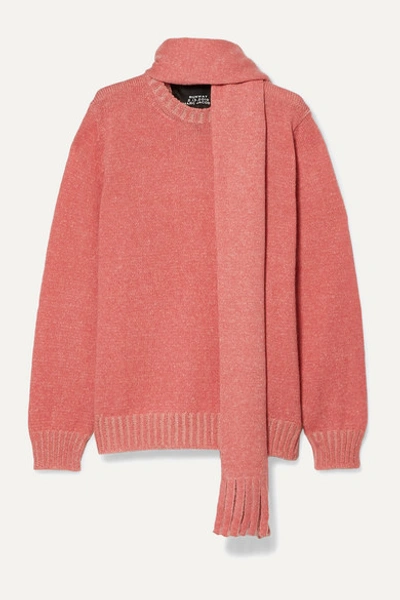 Marc Jacobs Mohair, Wool, Silk, Cashmere And Alpaca-blend Sweater In Pink