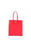 Medea Mini Vinile Tote Bag In Red