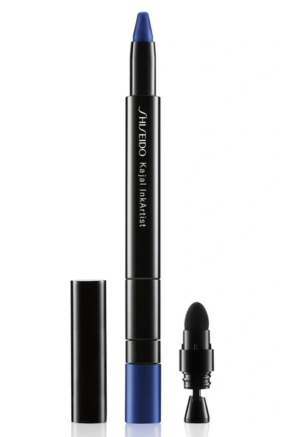 Shiseido Kajal Inkartist Eyeshadow, Liner & Brow Pencil In Gunjo Blue