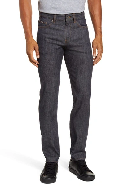 Hugo Boss Boss Men's Delaware Bc-l-p Slim-fit Super-stretch Black Denim Jeans In Dark Grey