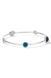 Ippolita 925 Rock Candy Wonderland Bangle In Blue Moon