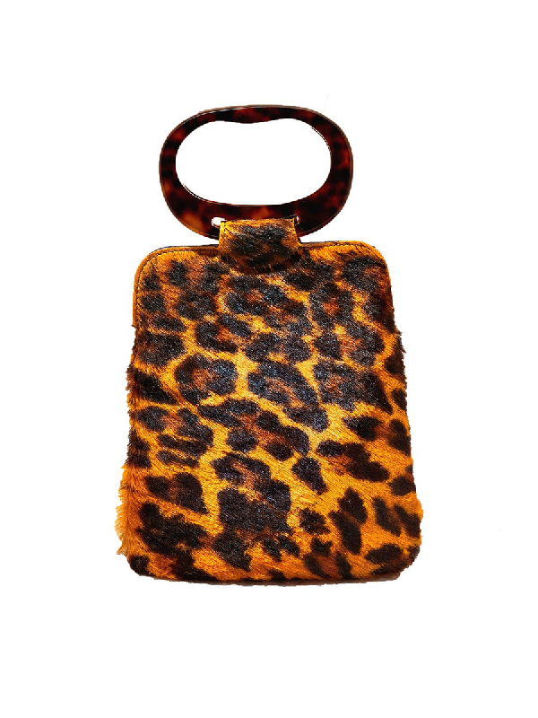 leopard print grab bag