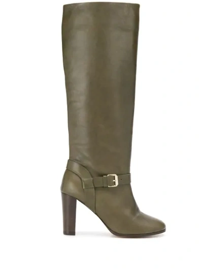 Tila March Knee-length Boots In Green