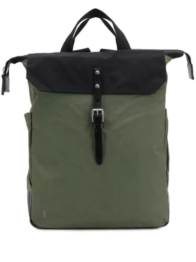 Ally Capellino Structured Square Backpack In Green