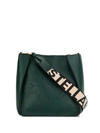 Stella Mccartney 'stella' Schultertasche Mit Logo In Green
