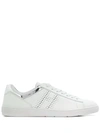 Hogan H327 Sneakers In Silver,white