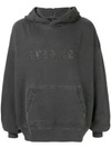 Amiri Rhinestone-embellished Hoodie In Grey