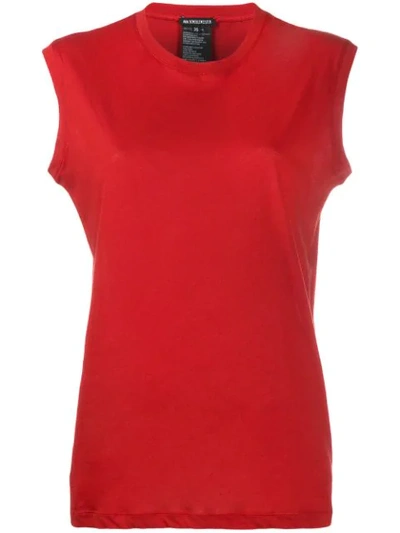 Ann Demeulemeester Relaxed-fit Tank Top In Red