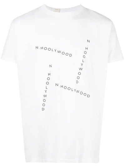 N.hoolywood Logo T-shirt In White