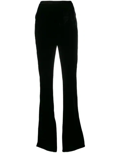 Mes Demoiselles High Waisted Trousers In Black