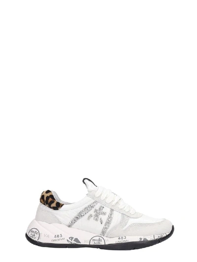 Premiata Layala Sneakers In White Tech/synthetic