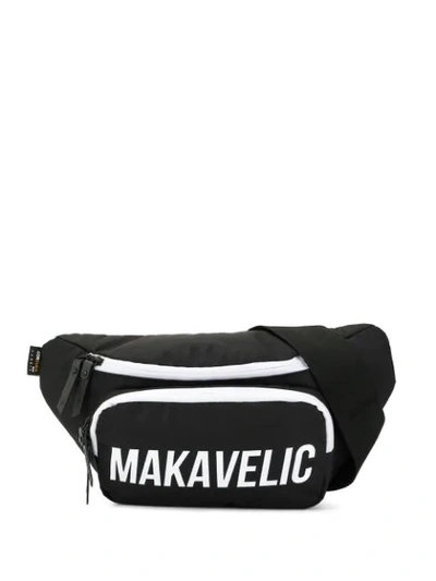 Makavelic Crescent Waist Bag In Black