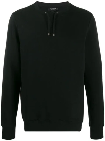 Ron Dorff Drawstring Sweatshirt In Black