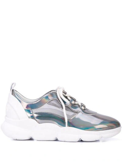 Suecomma Bonnie Holographic Sneakers In Silver