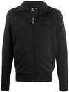 Sergio Tacchini Zipped Sports Jacket In Black