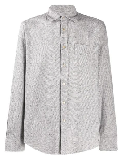 Portuguese Flannel Though Shirt In Grey