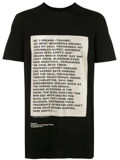 Rick Owens Drkshdw Traume Print T In 0921