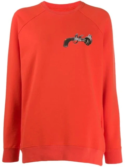 Kirin Peggy Gou Gun Print Sweatshirt In Orange