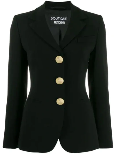 Boutique Moschino Slim Fit Blazer In Black