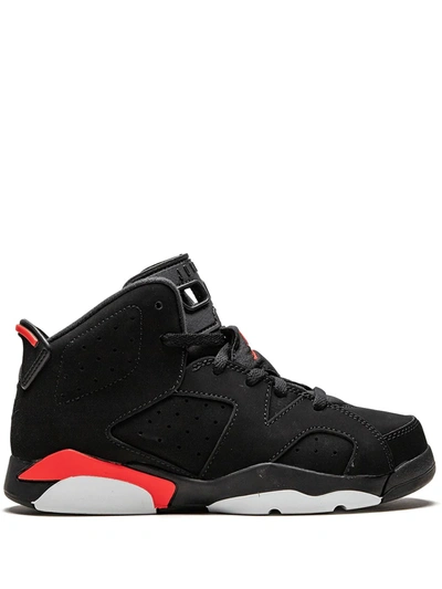 Jordan Teen  6 Retro Infrared In Black